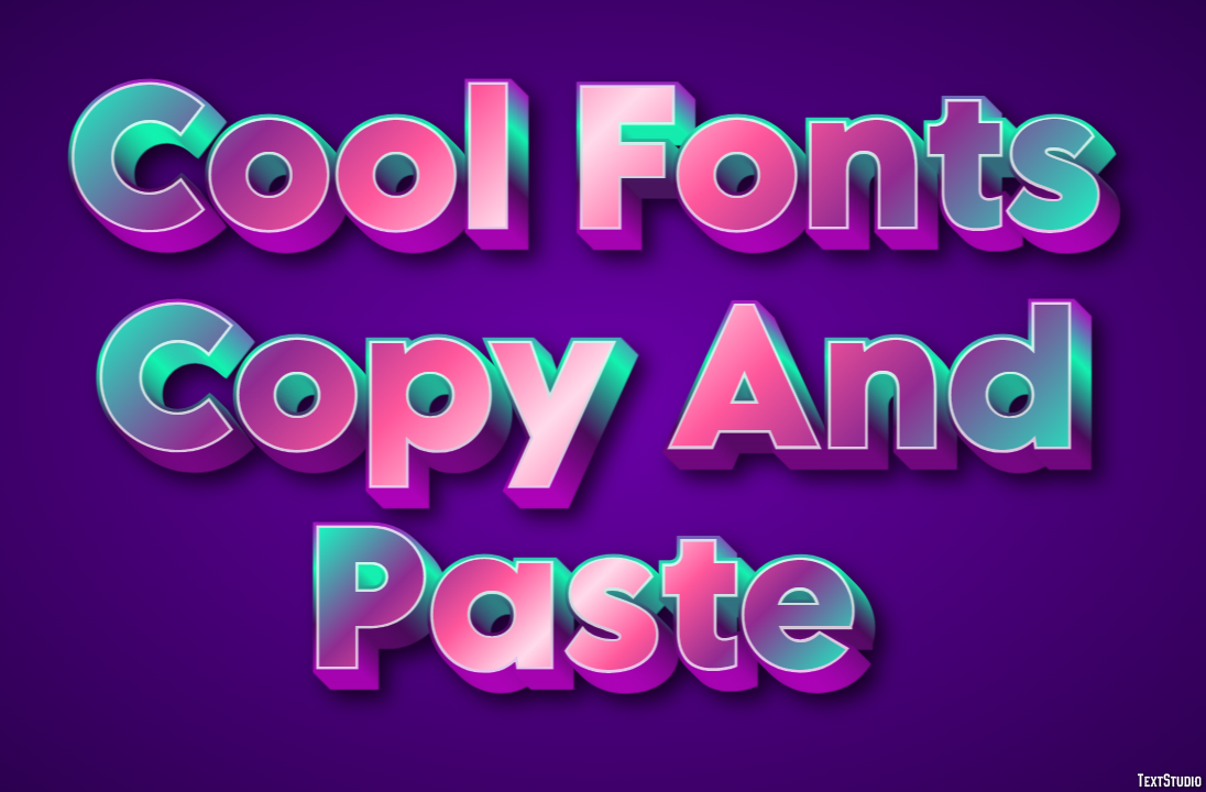 Cool Fonts Copy And Paste テキスト効果