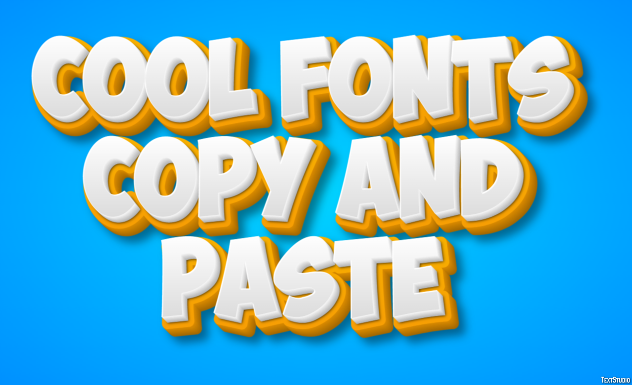 Cool Fonts Copy And Paste テキスト効果