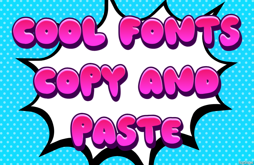Cool Fonts Copy And Paste テキスト効果