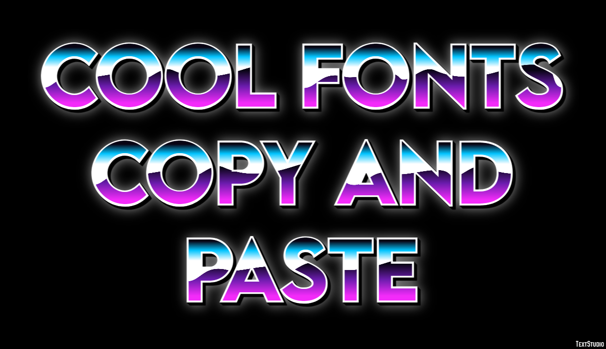 Cool Fonts Copy And Paste テキスト効果
