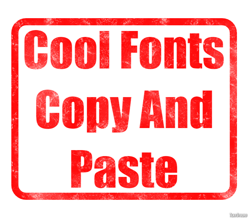Cool Fonts Copy And Paste テキスト効果