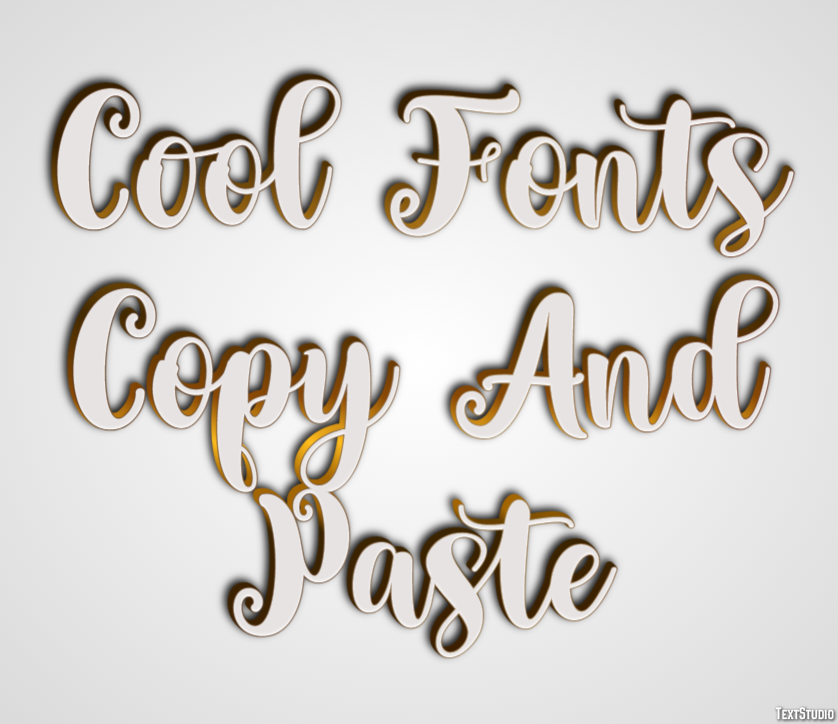 Cool Fonts Copy And Paste テキスト効果