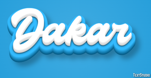 Dakar Efekt tekstowy