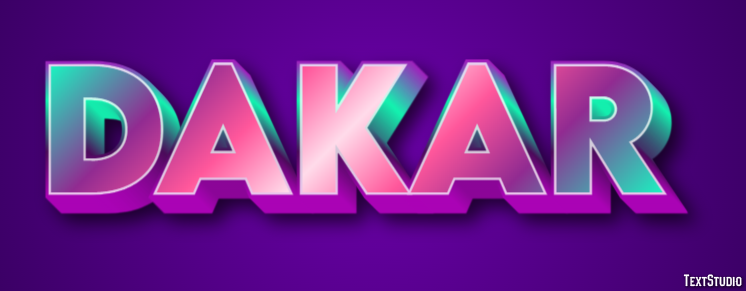 Dakar Efekt tekstowy