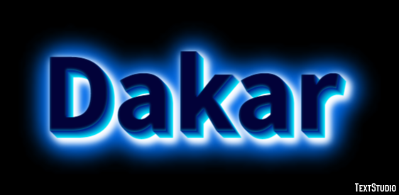 Dakar Efekt tekstowy