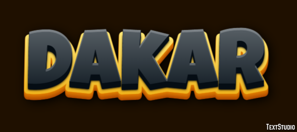 Dakar Efekt tekstowy