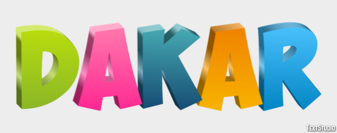 Dakar Efekt tekstowy