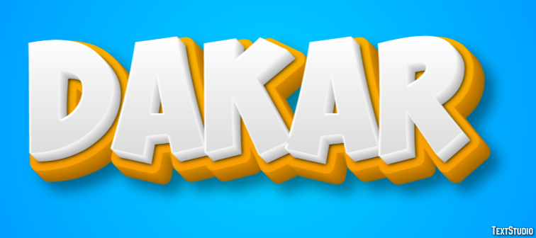 Dakar Efekt tekstowy