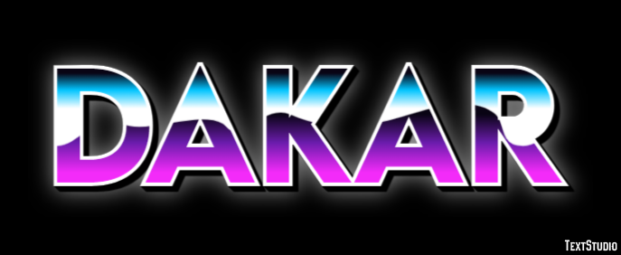 Dakar Efekt tekstowy