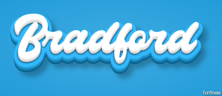 Bradford Text effect