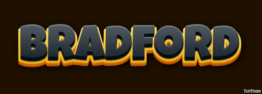 Bradford Text effect