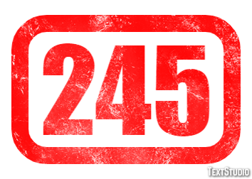 245 Metin Efekti