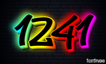 1241 Text effect