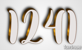 1241 Text effect