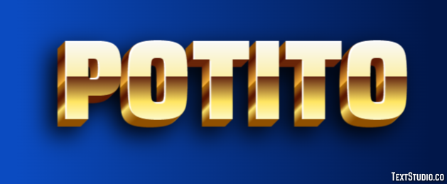 Potito Effetto testo