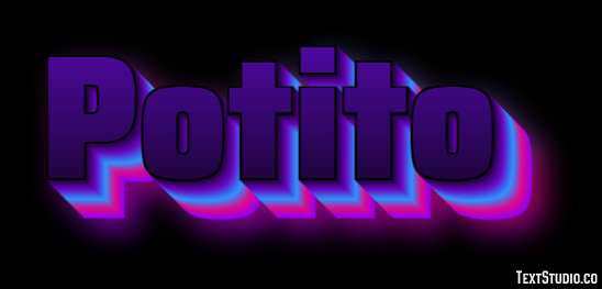 Potito Effetto testo