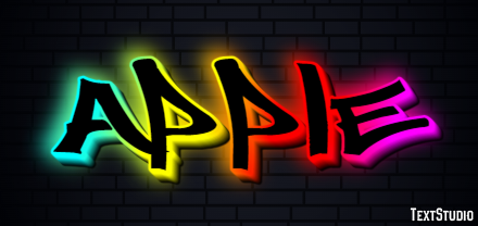 Apple Text effect