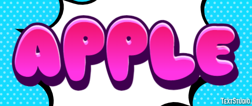 Apple Text effect