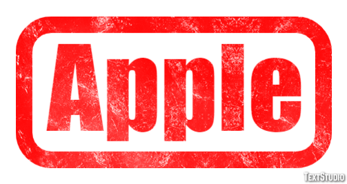 Apple Text effect