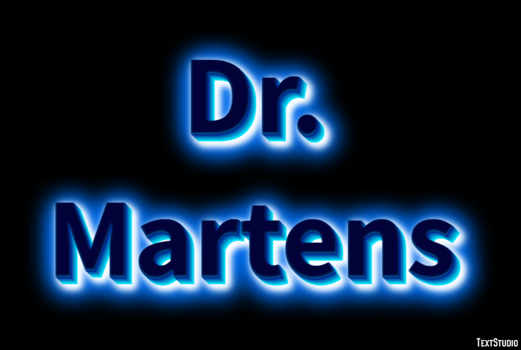 Dr. Martens テキスト効果