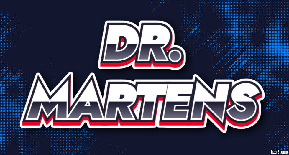 Dr. Martens テキスト効果