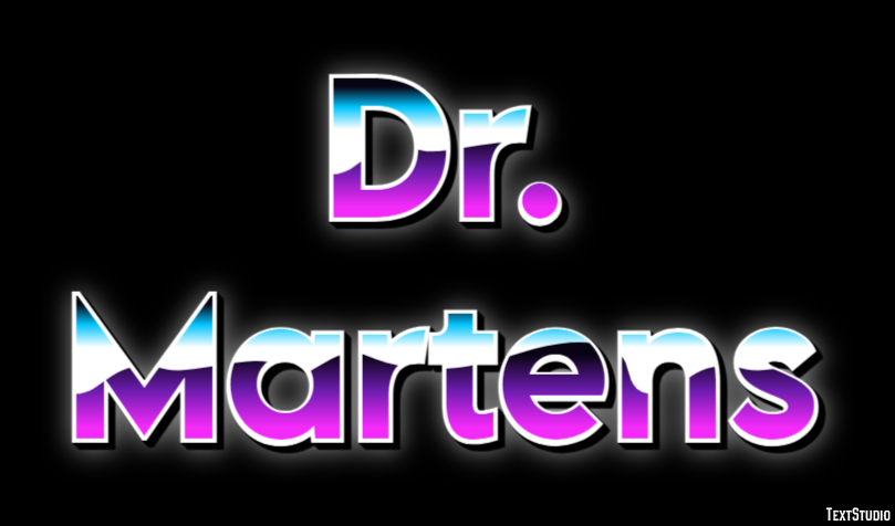 Dr. Martens テキスト効果