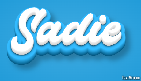 Sadie Efekt tekstowy