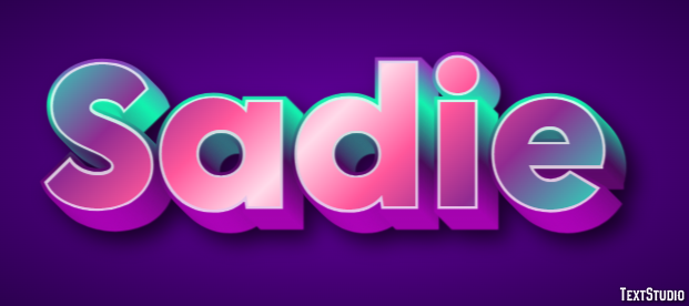 Sadie Efekt tekstowy