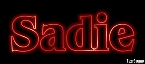 Sadie Efekt tekstowy