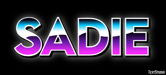 Sadie Efeito de texto