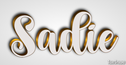 Sadie Efekt tekstowy