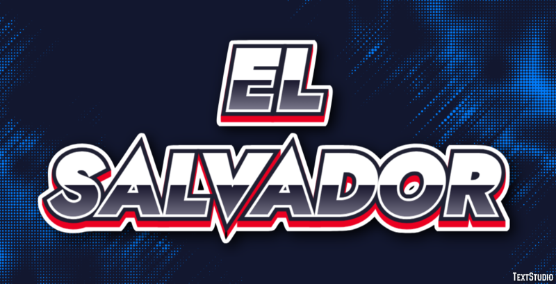 El Salvador Text effect
