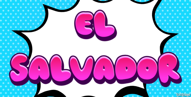 El Salvador Text Effect