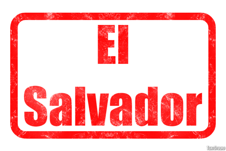 El Salvador Text Effect