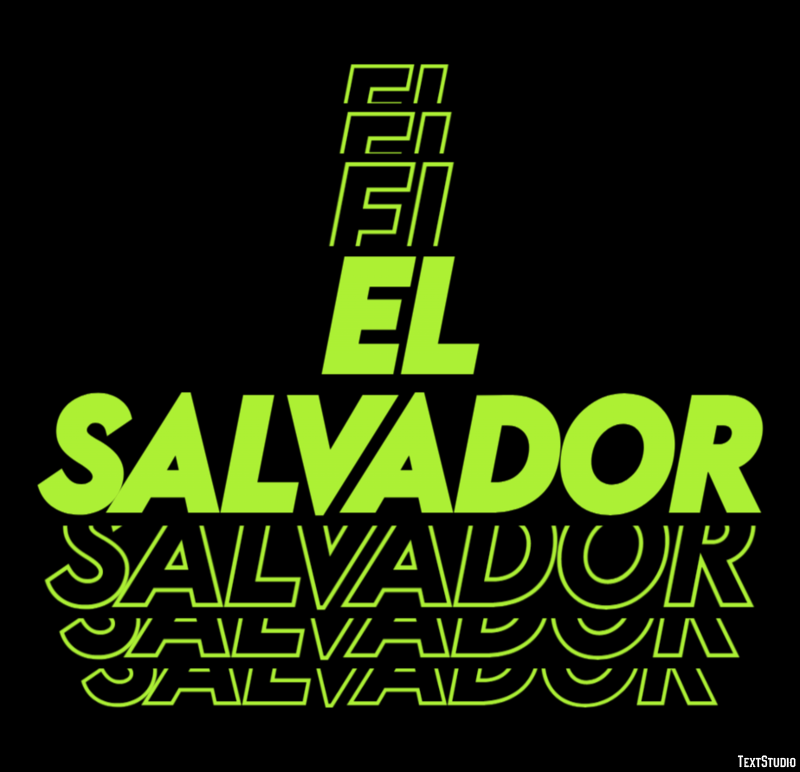 El Salvador Text Effect