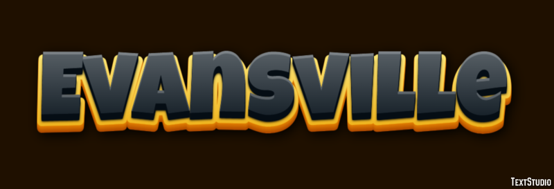 Evansville Effetto testo