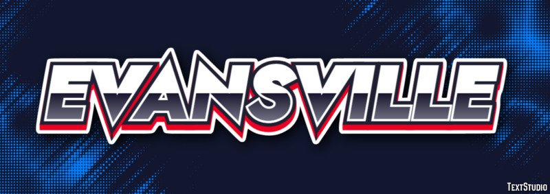 Evansville Effetto testo
