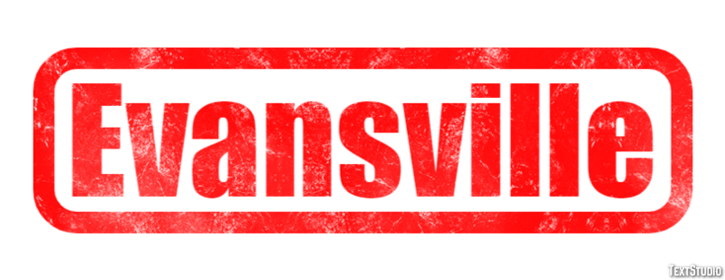 Evansville Effetto testo