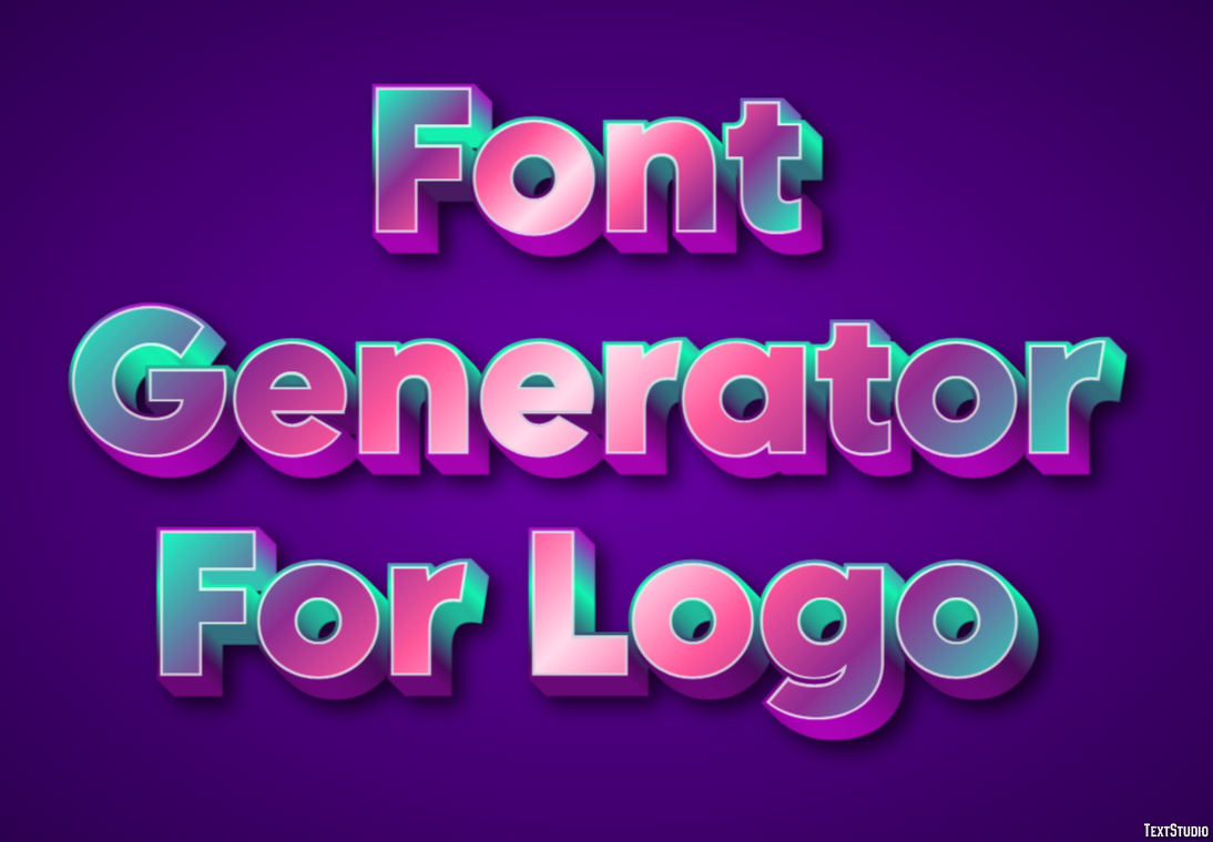 Font Generator For Logo Efecto de Texto