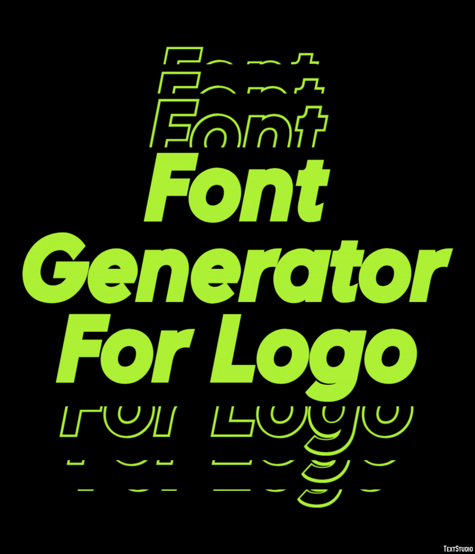 Font Generator For Logo Efecto de Texto