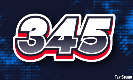 345 Text Effect