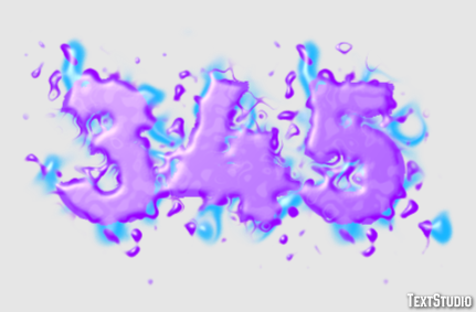 345 Text Effect