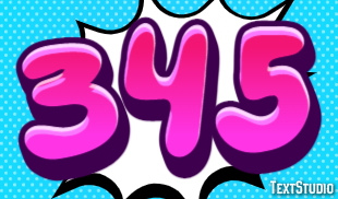 345 Text Effect