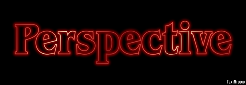 Perspective Efecto de Texto