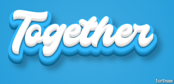 Together Tekst Effect