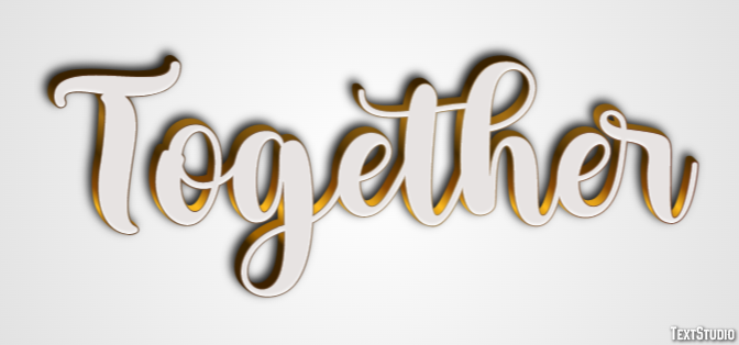 Together テキスト効果