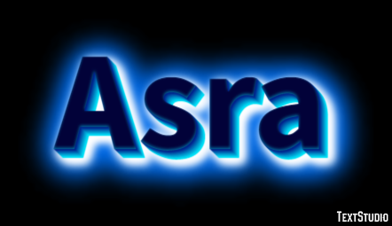 Asra Text Effect