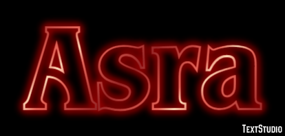 Asra Efecto de Texto
