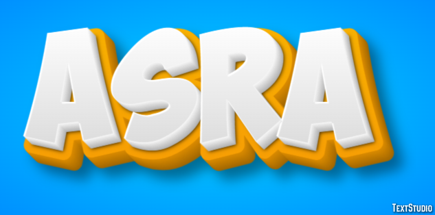 Asra Efecto de Texto