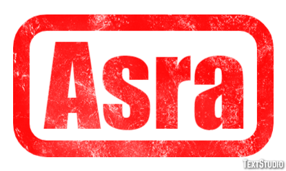 Asra Text effect